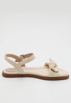 Rasteira Feminina Modare Laço Off-White