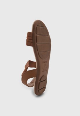Rasteira Feminina Modare Têxtil Caramelo