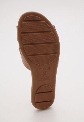 Rasteira Feminina Modare Tiras Cruzadas Bronze