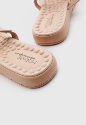 Rasteira Feminina Modare Tiras Minimalistas Rosa