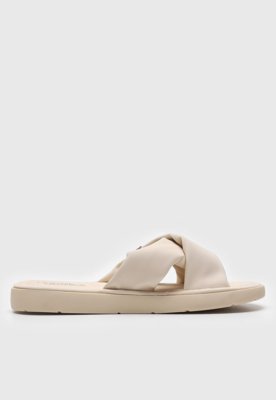 Rasteira Slide Modare Tira Cruzada Off-White