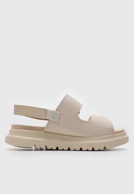 Sandália Flatform Modare Fivelas Off-White
