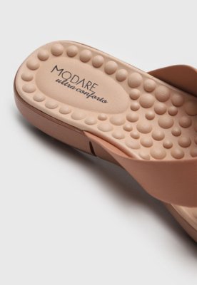 Sandália Modare Logo Nude