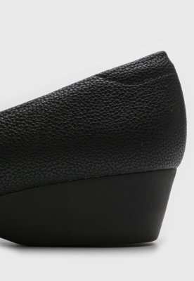 Scarpin Modare Anabela Preto