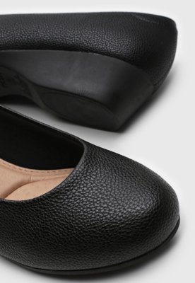 Scarpin Modare Anabela Preto