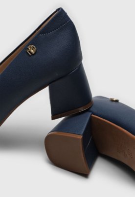 Scarpin Modare Liso Azul-Marinho