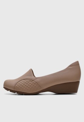 Scarpin Modare Recortes Bege
