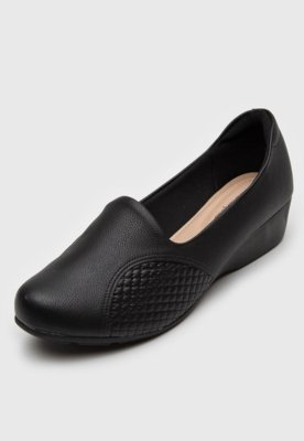 Scarpin Modare Recortes Preto