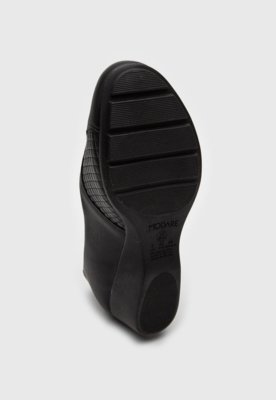 Scarpin Modare Recortes Preto