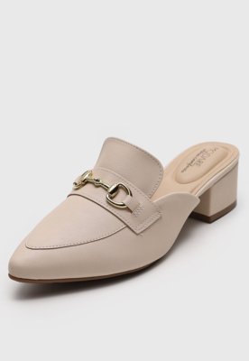 Scarpin Mule Modare Bridão Bege