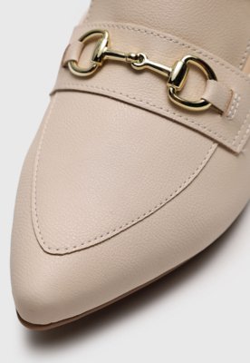 Scarpin Mule Modare Bridão Bege