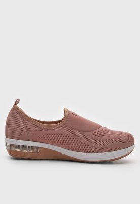 Slip On Modare Texturizado Rosa