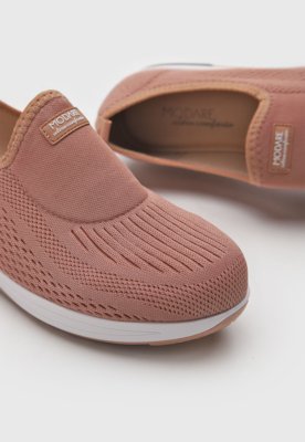 Slip On Modare Texturizado Rosa