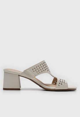 Tamanco Modare Laser cut Off-White