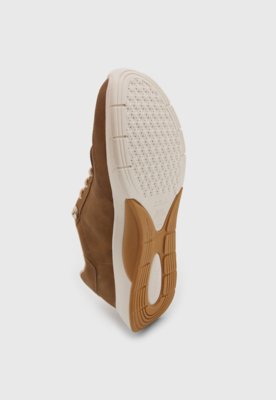 Tênis Feminino Modare Cadarço Marrom