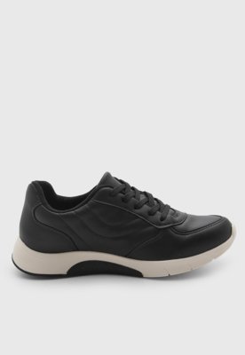 Tênis Feminino Modare Cadarço Preto