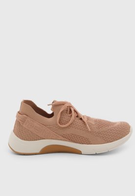 Tênis Feminino Modare Cadarço Têxtil Nude