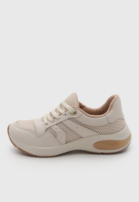 Tênis Feminino Modare Cadarço Têxtil Off-White