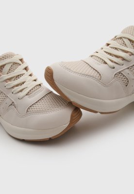 Tênis Feminino Modare Cadarço Têxtil Off-White