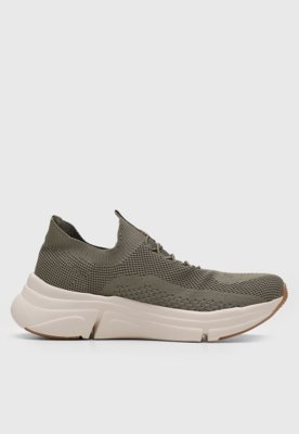 Tênis Feminino Modare Knit Verde Oliva