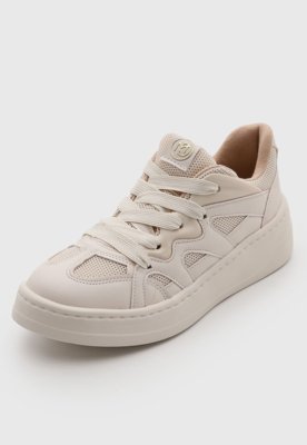 Tênis Feminino Modare Plataforma Têxtil Off-White
