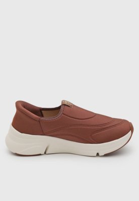 Tênis Feminino Modare Slip On Marrom