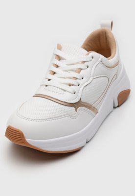Tênis Modare Recortes Branco