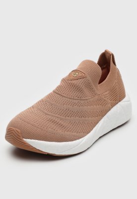 Tênis Slip On Modare Textil Nude