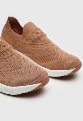 Tênis Slip On Modare Textil Nude