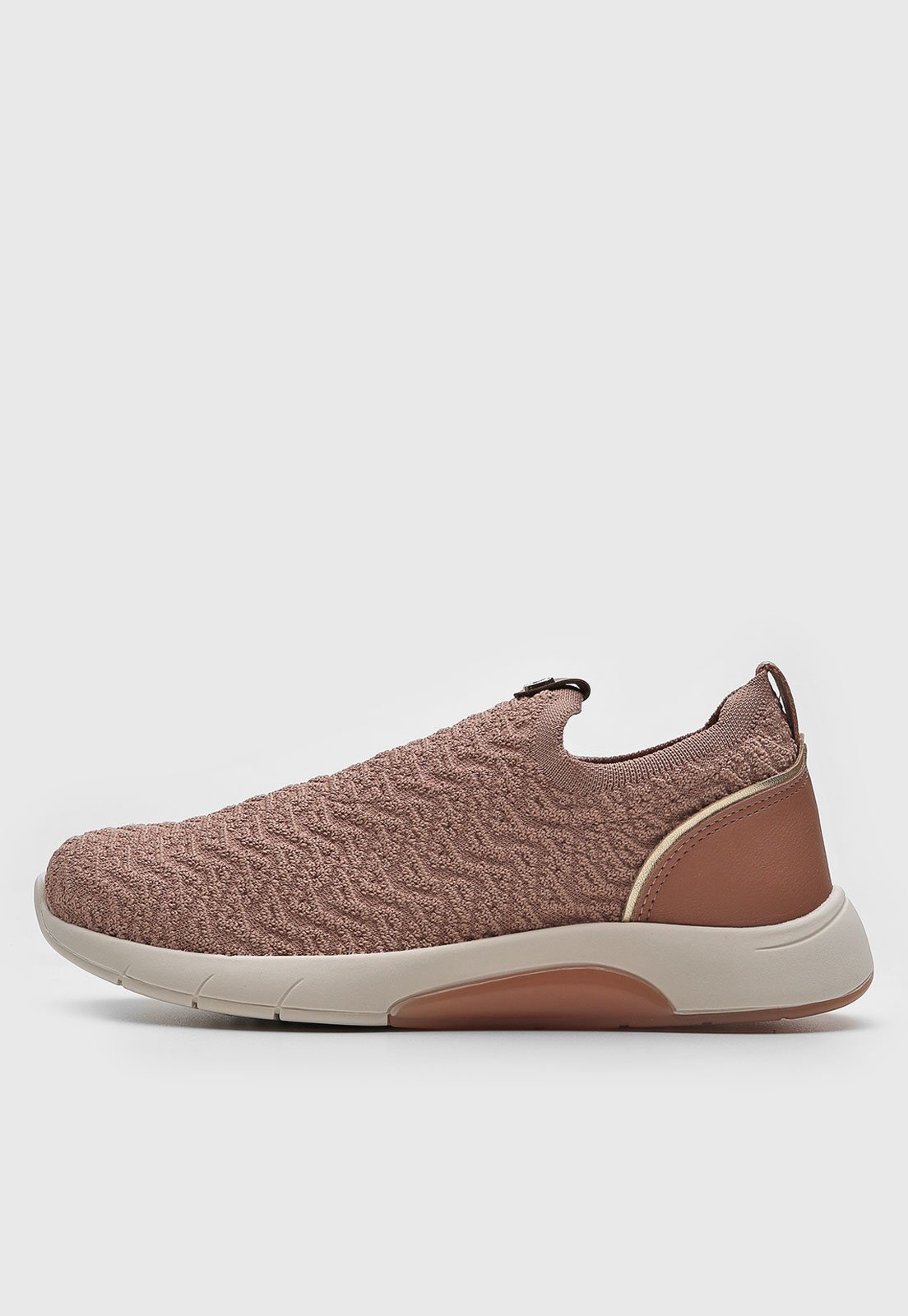 Tênis Slip On Modare Texturizado Rosa