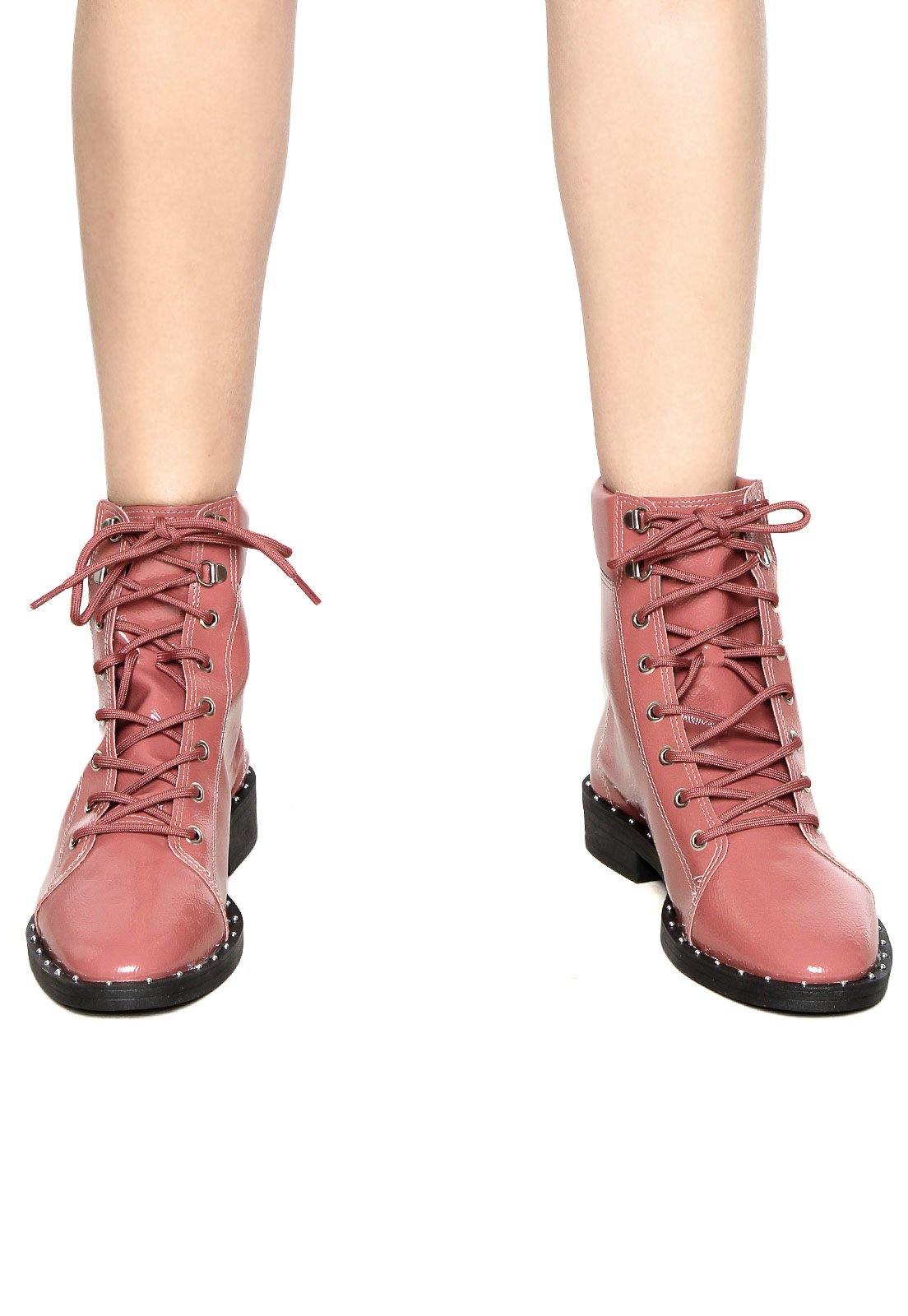 bota moleca cadarço