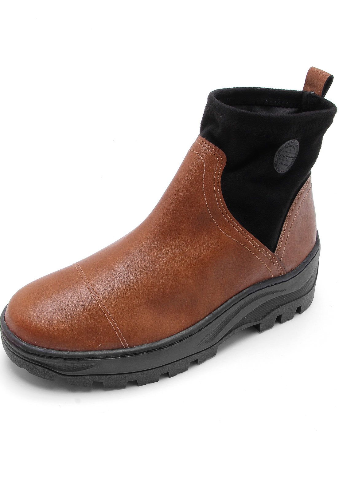 bota meia caramelo