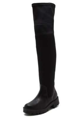 Bota Over The Knee Meia Over The Knee Moleca Tratorada Preta Menor preço em Bota Over The Knee Meia Over The Knee Moleca Tratorada Preta