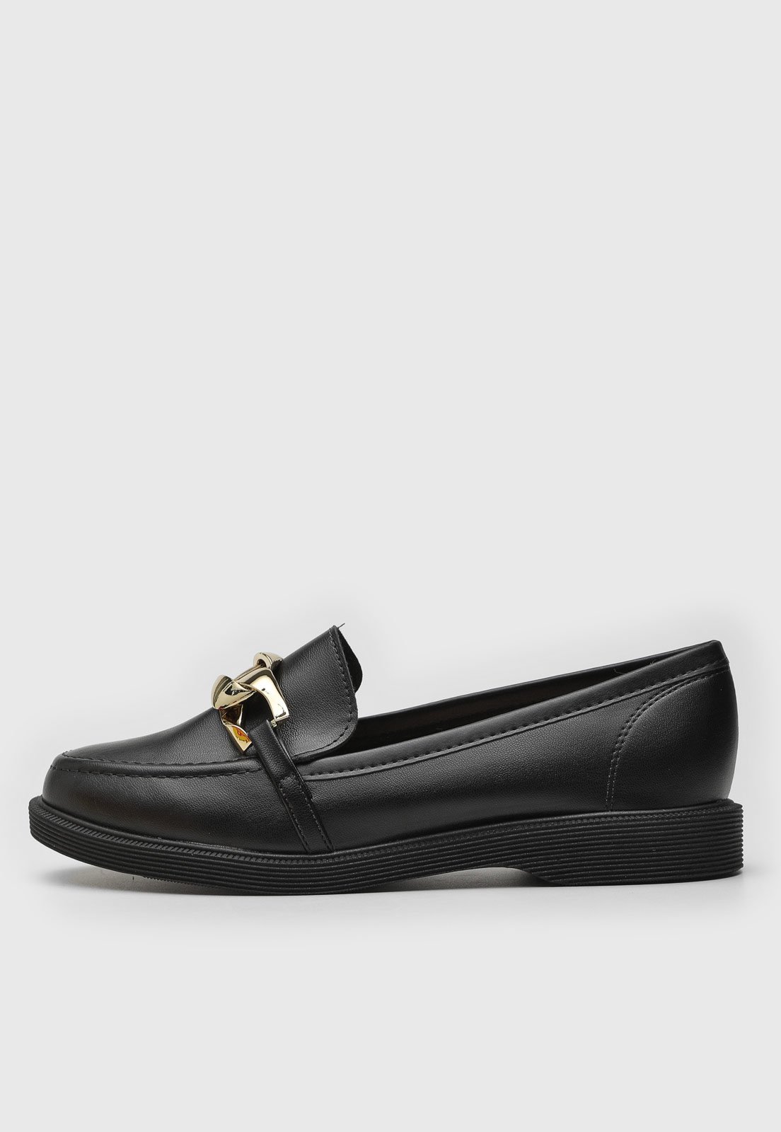 Mocassim Moleca Corrente Preto