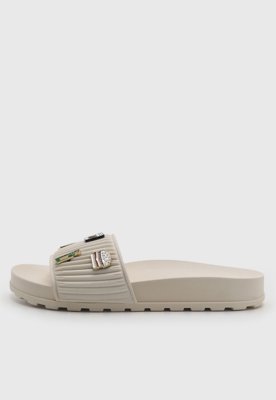 Rasteira Feminina Moleca Pins Bege