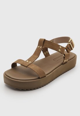 Rasteira Feminina Moleca Plataforma Verde