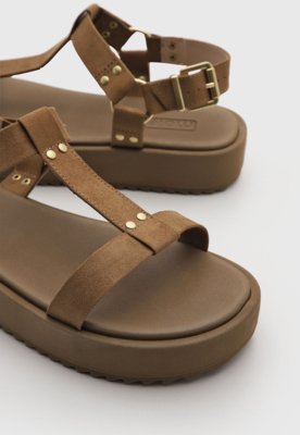 Rasteira Feminina Moleca Plataforma Verde
