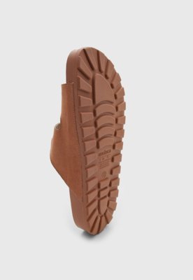 Rasteira Feminina Moleca Tiras Fivela Marrom