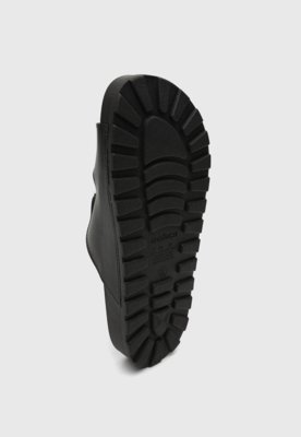 Rasteira Moleca Fivelas Preto
