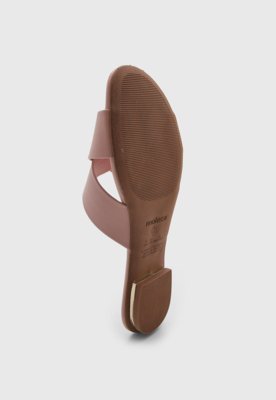 Rasteira Moleca tiras cruzadas Rosa