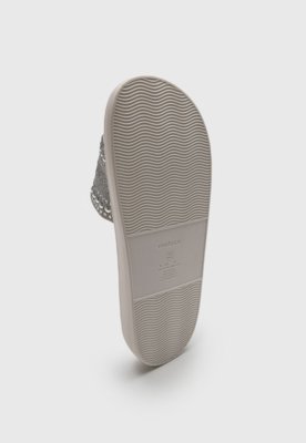 Rasteira Slide Moleca Hotfix Off-White