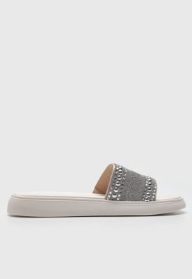Rasteira Slide Moleca Hotfix Off-White