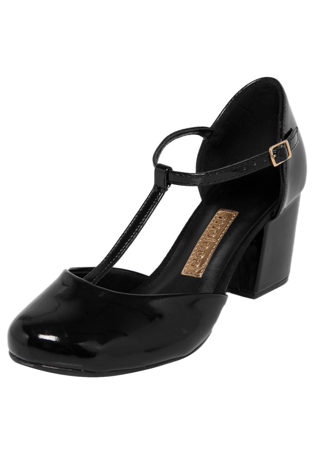 scarpin moleca preto