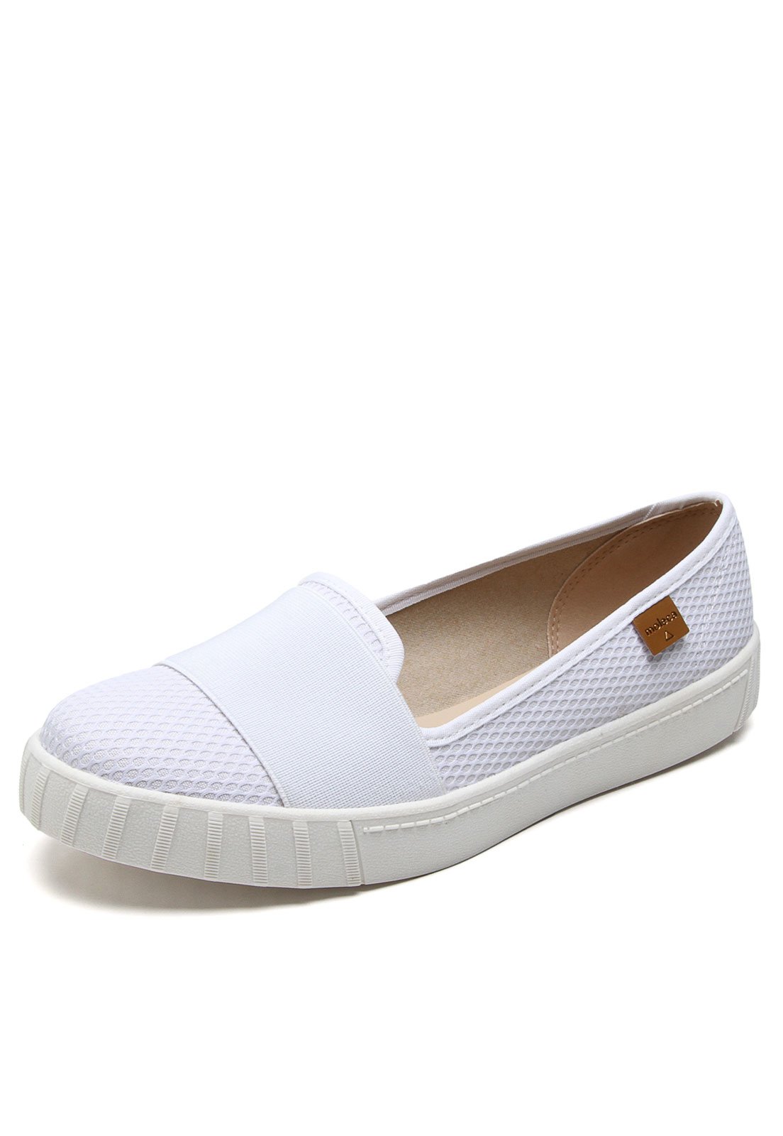 slip on branco moleca