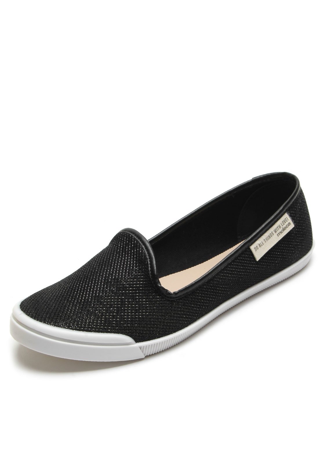 slipper moleca preto