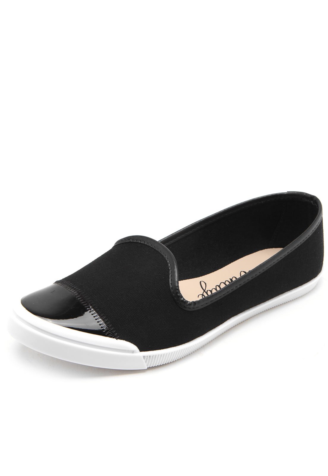 slipper moleca preto