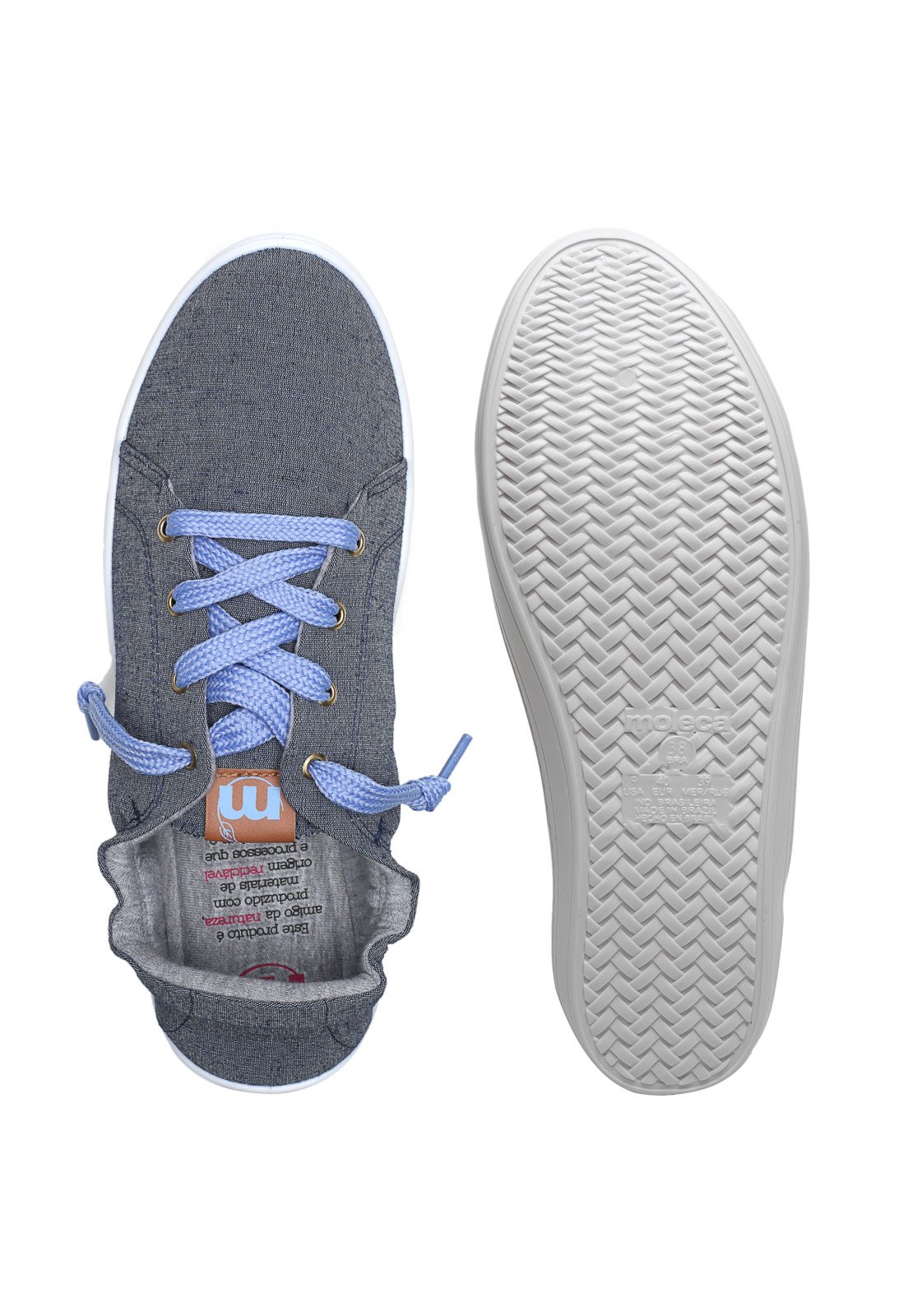 Tênis Moleca Conforto Azul - Marca Moleca