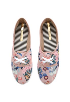 tenis moleca floral