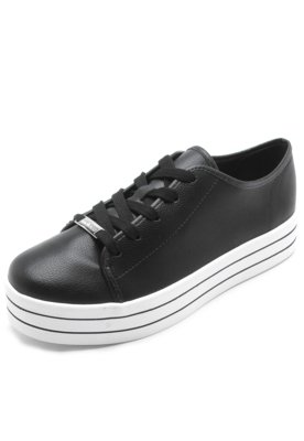 tenis moleca liso preto