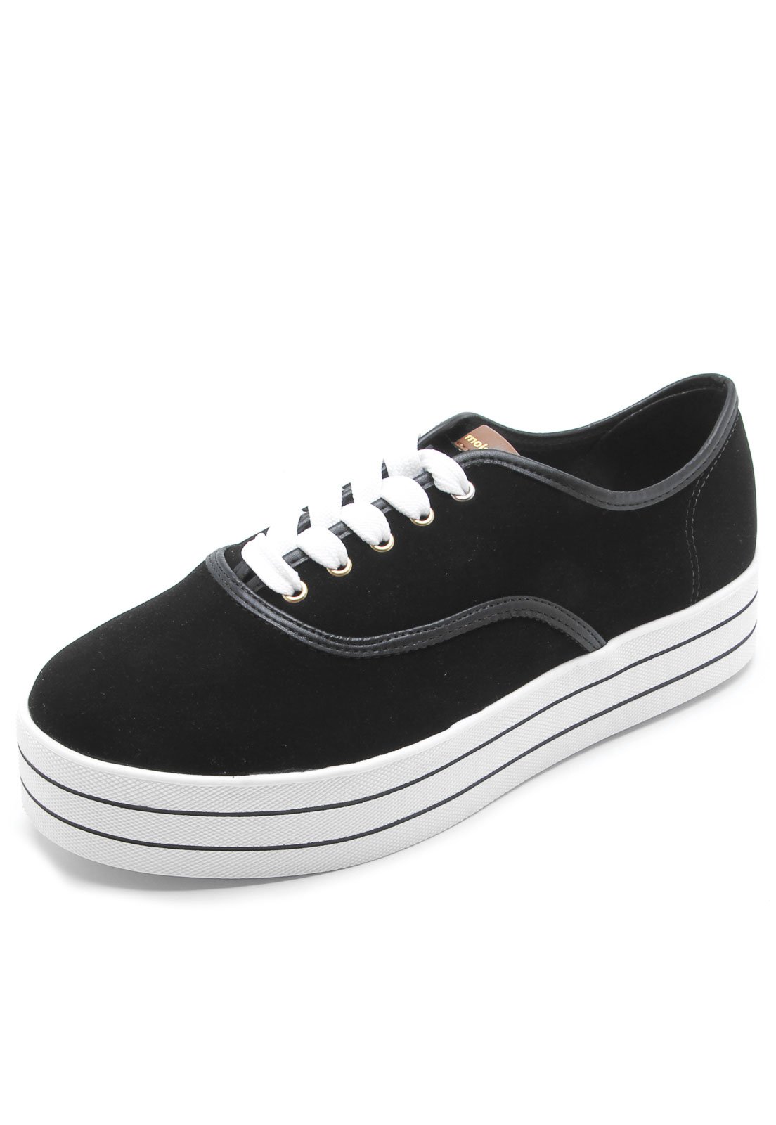 tenis moleca liso preto